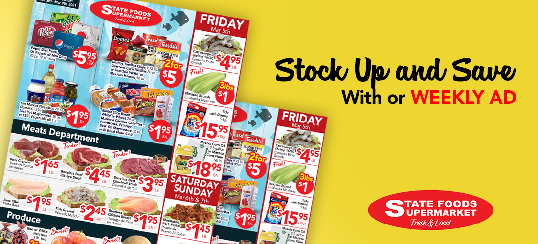 Stock up & save with our weekly ad!