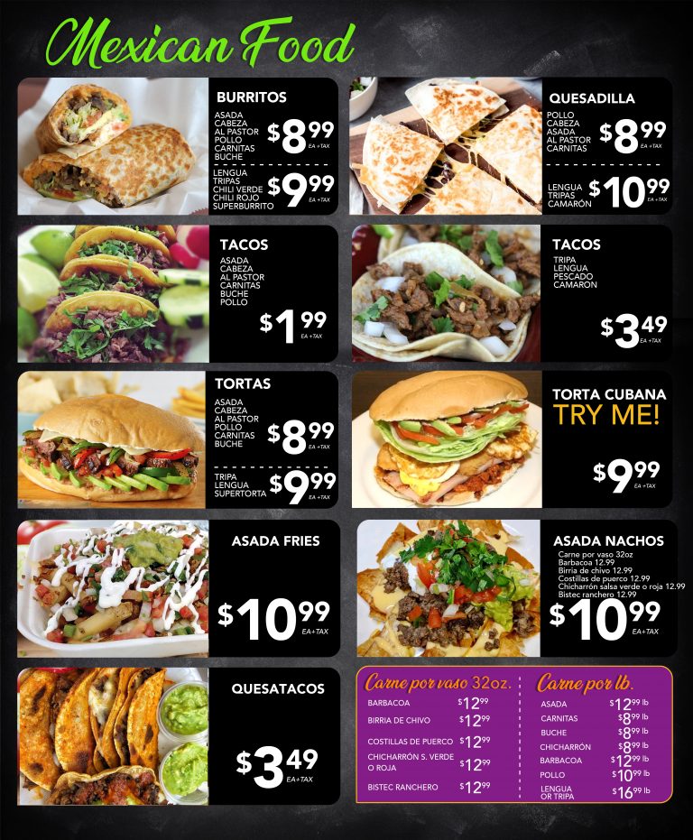 Firebaugh Menu State Foods Supermarket